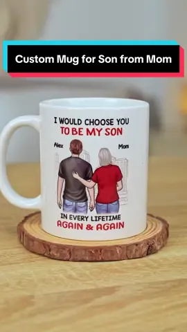 To the son who means the world: a gift that speaks from the heart ❤️🎁 #pawfecthouse #personalizedgifts #family #mom #son
