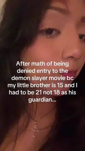 Yes I cried my makeup off because I went through hell to get those demon slayer tickets for my brothers back in August. Theaters should have things like this plastered all over. Waste of time and money. #demonslayer #infinitycastle #anime #relatable #demonslayermovie 