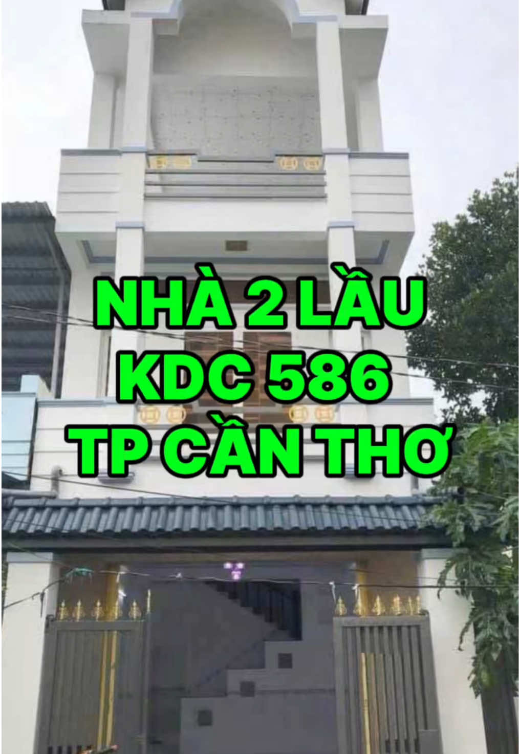 Chủ kẹt cần ra gấp căn nhà 3 tầng KDC 586 TP Cần Thơ #tuananhbds #nhadatcantho #batdongsan #kdc586 