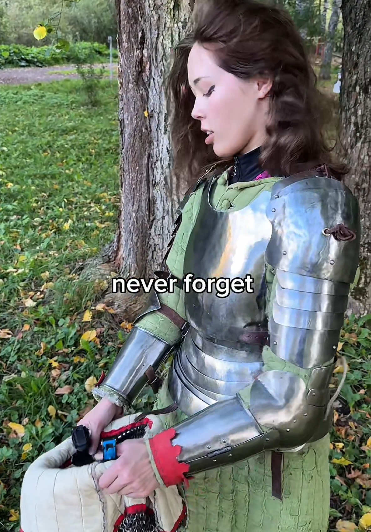 the great leader blessed this video #medievaltiktok #femaleknight #knightcosplay #larpcostume #larp 