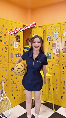 Đầm jean A thêu chữ CHIBEST 👧🏻🍭🎒#TikTokFashion #phoidoxinh #chibest #foryou #damxinh 