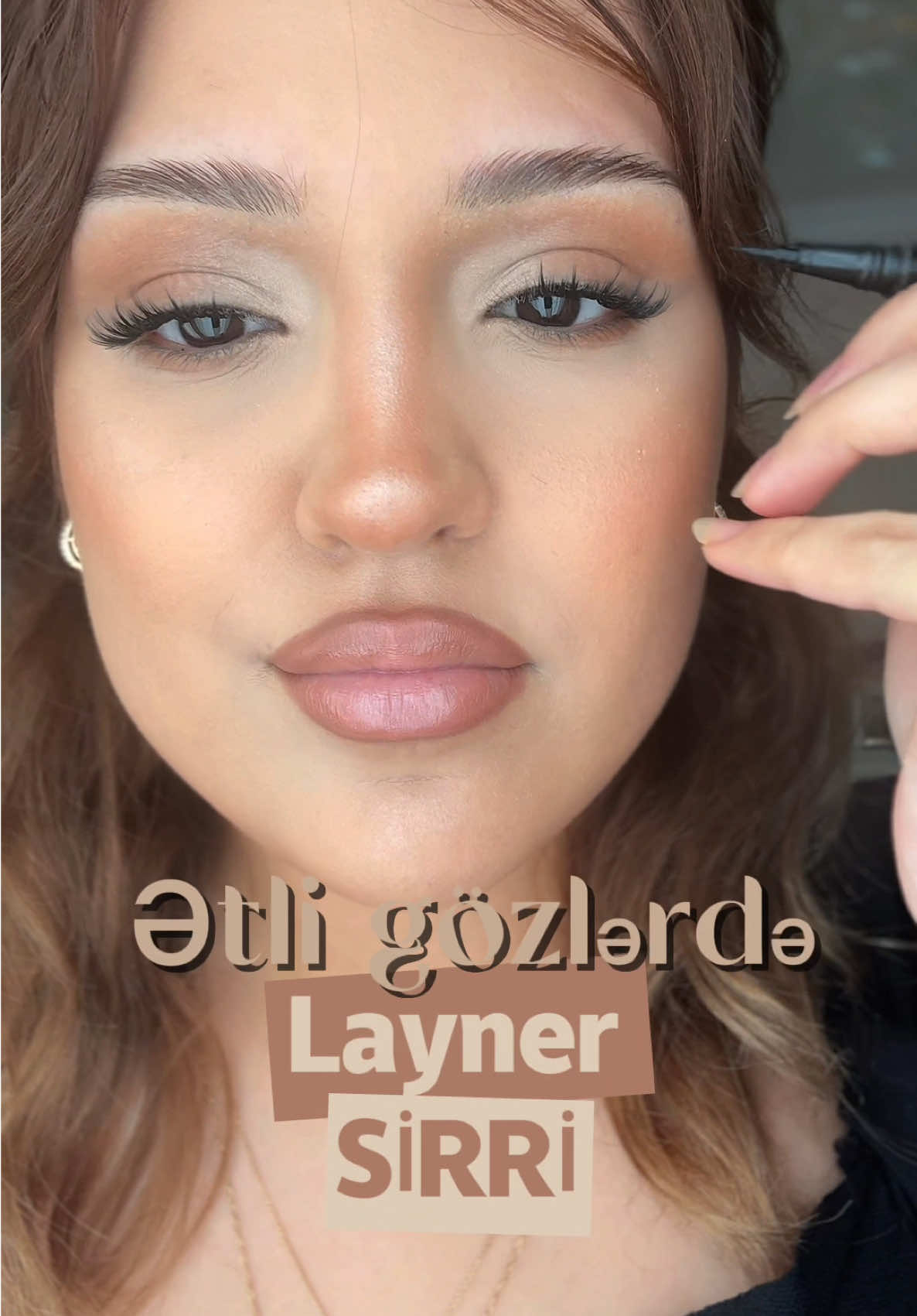 Ətli gözlər üçündə eyeliner gəldi😙😍 #Eyeliner #eyelinertutorial #eyelinerhack #makeuphacks #beautyhacks 