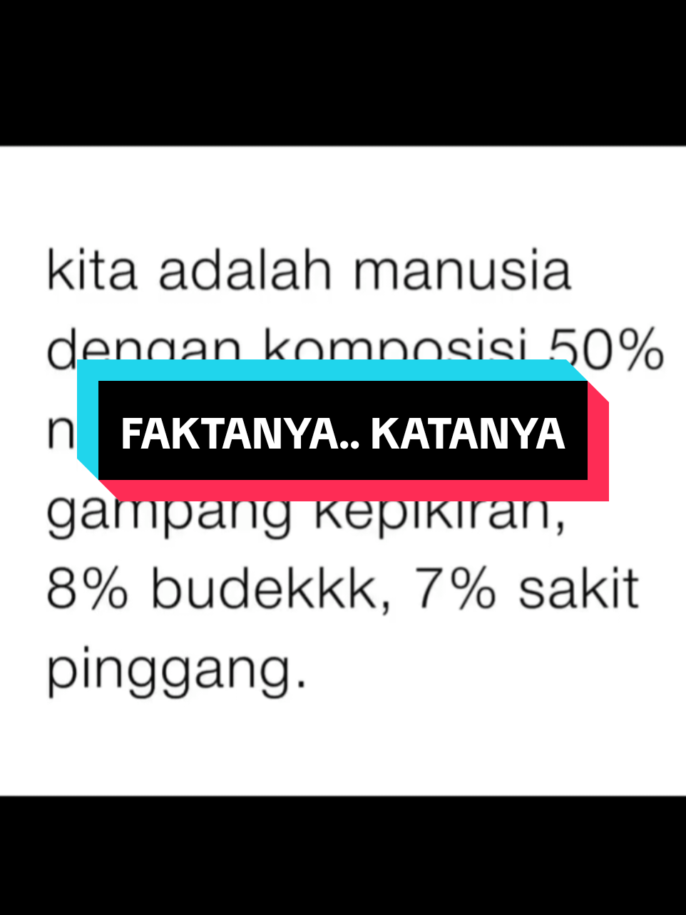 begitulah kenyataannya..?!? 
