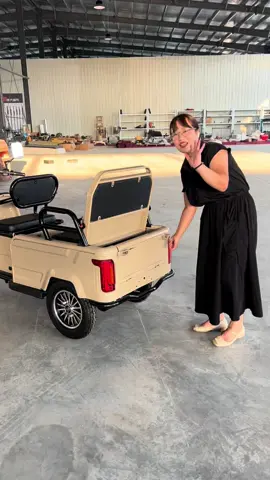 可坐人可拉货电动三轮车#ElectricMobility#SeniorMobility#GolfCart#ElectricFourWheeler#ElectricTricycle