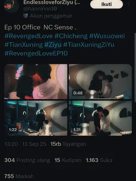 Gokill bgt Tian, Ziyu ampe ngos-ngosan hahahahahaha  #revengedlove #tianziyu #tianxuning #ziyu #behindthesecenes 