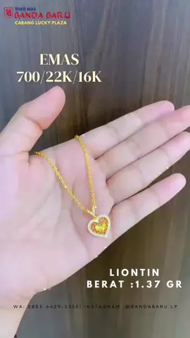 Kilau abadi, kemurnian sejati dengan kemewahan dalam setiap detail💎✨ Liontin emas 700/22k/16k Temukan Koleksinya di Toko Kami 📍 Lucky Plaza Blok D No.7-8 Nagoya Batam ⏰ 10:00 - 20:30 WIB ☎️ 085364295355 NEW REAL ACCOUNT! Bantu Follow yaa🙏🏻😊 . . . HAPPY SHOPPING 👜✨ #tokomasbandabaru #InvestasiEmas #perhiasaan #jewelry #StabilFinansial 
