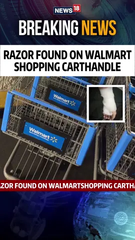 RAZOR FOUND ON WALMARTSHOPPING CARTHANDLE#tiktok #foryou #usa #news #