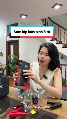 Bơm lốp kích bình ô tô 4in1 #nguyetviettel #tiktokshop #bomlopoto #kichbinhoto #xuhuong 