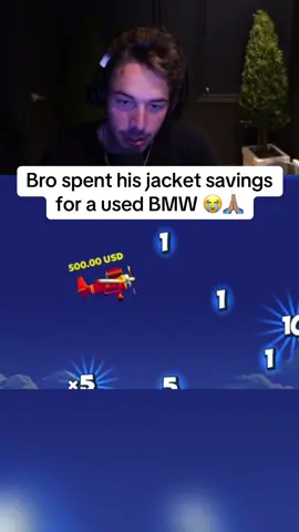 Bro spent his jacket savings for a used bmw 😭 #fyp #streaming #streamer 
