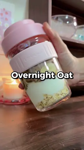 ทำ Overnight oats ไว้กินเช้ากัน ใส่ถ้วยใส่อาหารใบใหม่ ของ LocknLock รุ่น Morning Cup สะดวกมาก #overnightoats #ถ้วยใส่อาหาร #locknlock #แก้ว #อาหารเช้า 