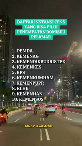 daftar instansi cpns yang bisa pilih domisili  #foryou #fypage #fyp #cpns2025 #casn         