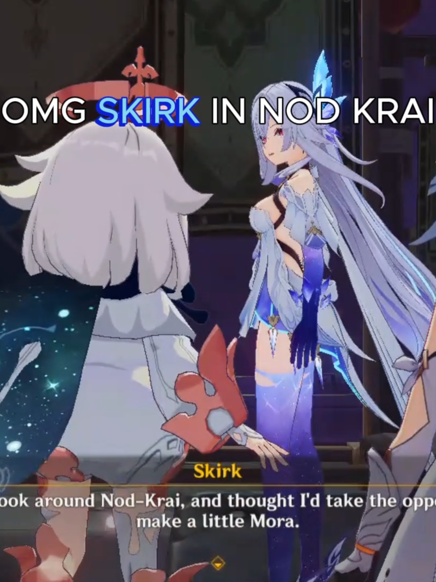 SKIRK DOING BUSSNESS WITH DORI? #fyp #games #genshin #GenshinImpact #genshinfyp #genshinimpactfyp #explore #explorepage #fypppppppppppppp #fypppppppppppppppppppppp #foryou #foryoupage #skirk #skirkgenshinimpact #skirkgenshin #viral #viralvideo #account #acc #video #videoviral #edit #edits #grow  #twitch #hoyo #hoyoverse #chill #chilling #vib #vibes #vibing #fun #funny #dori #dorigenshin #dorigenshinimpact #event #nodkrai #nodkraigenshinimpact