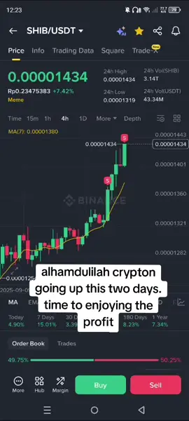 hampir satu bulan kripto anjlok, robot hanya bisa buy buy buy. sekarang waktunya sell sell sell.  menyala kehidupankuuu #tradingbot #autotrading #btc #eth #doge