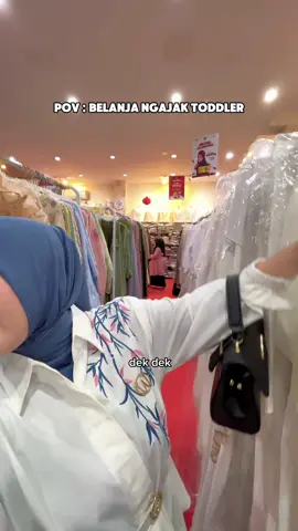 Pov : ngajak toddler belanja 