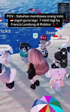 si Ricko req suruh kasi main tu lagu 7 minit lagi terus kawan Indo pun layan saja 😆kana bawa bah samua orang Indo 🇮🇩 manari 7 minit lagi song by @Datuk Francis Landong 🤗 sporting bah semua orang Indo 🇮🇩 di Roblox + kuat belucu2 😆🤣 #roblox #fyppppppppppppppppppppppp #sabahancrew_fams #foryoupage 