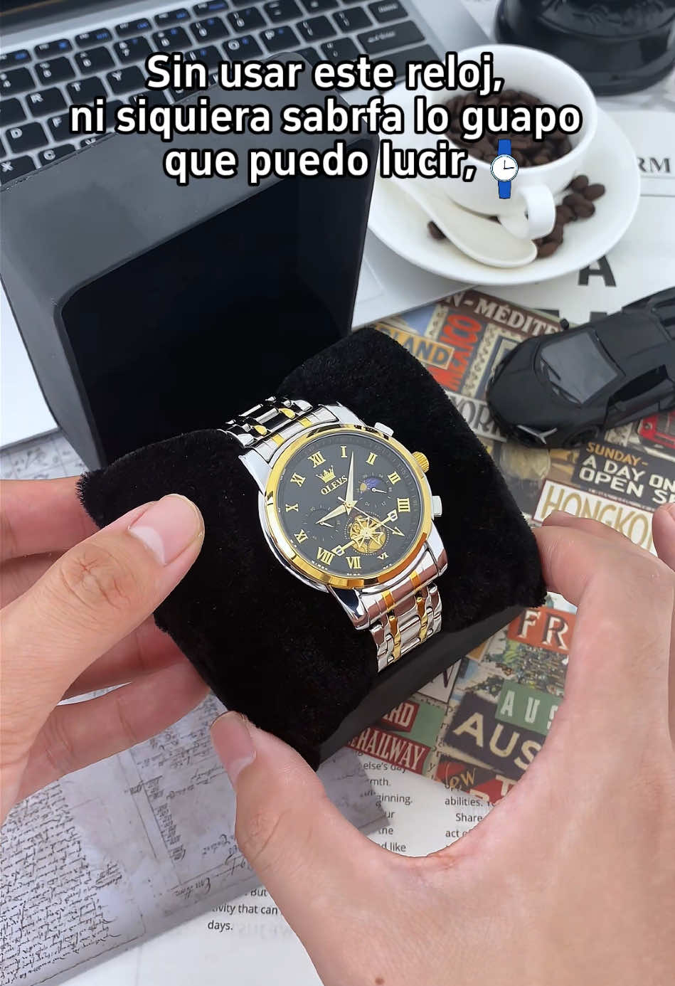 Don’t worry about it anymore “cheap watches have no texture”! OLEVS uses technology to break prejudice #watch #man #fashiontok #shopvideocarnival 