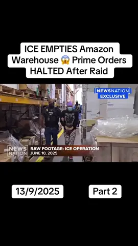 ICE EMPTIES Amazon Warehouse 😱 Prime Orders HALTED After Raid #Amazon #ICE #ImmigrationRaid #BreakingNews #USNews #AmazonPrime #WarehouseRaid #MigrantCrisis #PrimeOrders #NewsUpdate #AmericaNews #ViralNews #TrendingNow #amazonnews 