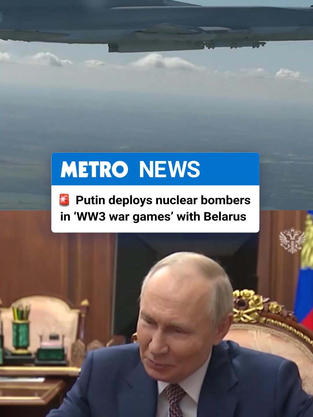 Vladimir Putin has deployed his dreaded Tu-22M3 strategic nuclear bombers as part of massive new war games 'Zapad 2025'. Russia and Belarus are holding a major joint military exercise on NATO’s doorstep at a time of heightened tension with the Western alliance. The ‘Zapad’ – meaning ‘West’ – drills involve troops fighting off a mock attack against the two countries, whose alliance is known as the Union State, and then ‘crushing’ the enemy. #worldnews #russia #putin #zapad2025