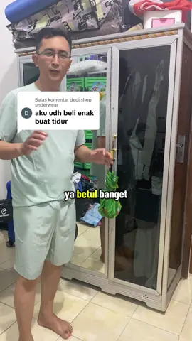 Membalas @dedi shop underwear #setelanbajutidur #setelanbajusantai #setelanbajupria #setelanbajuwanita 
