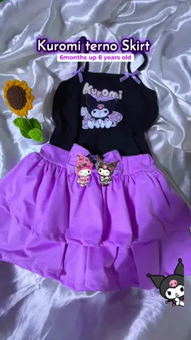 Terno skirt for little princess very cutesy 🥰#kuromi #ternoskirt #forkids #forkidsgirl #kuromilover 