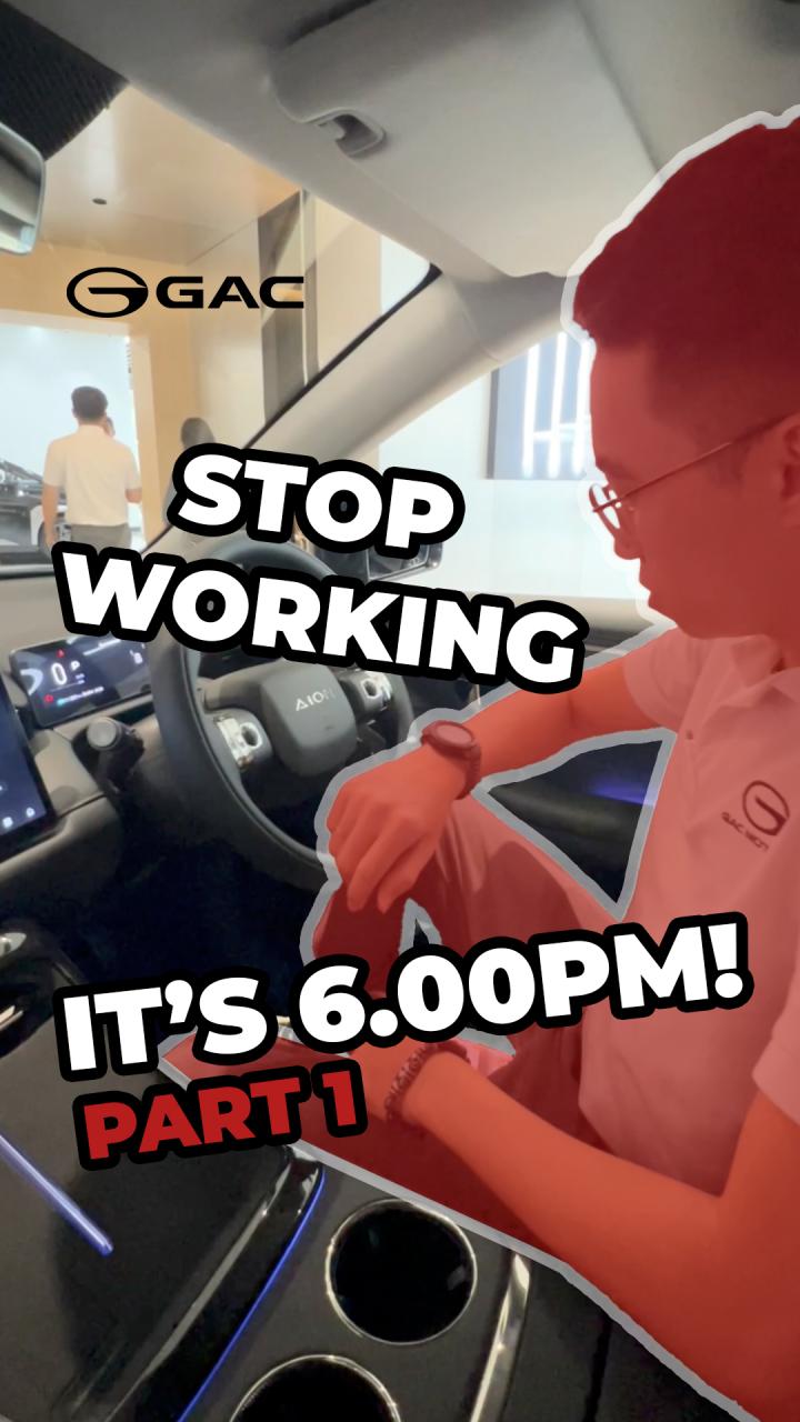 If salespeople actually stopped right on the dot ⏰ (Part 1) #GAC #AIONSG #HYPTEC