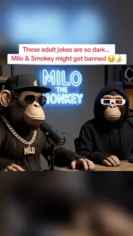 Dark adult humor hits different… Milo & Smokey go chaotic 🍌😂   #darkhumor   #UKComedy   #relatable   #comedy   #ForYou 