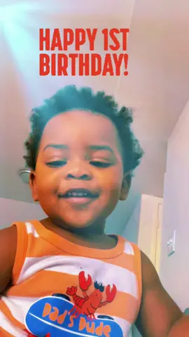 Happy 1st Birthday Grandson !! 