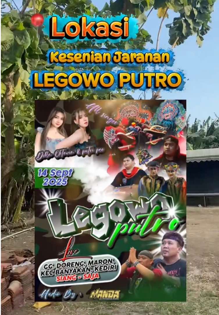 lokasi @LEGOWOPUTRO OFFICIAL besokk cahh! #maron #banyakan #live