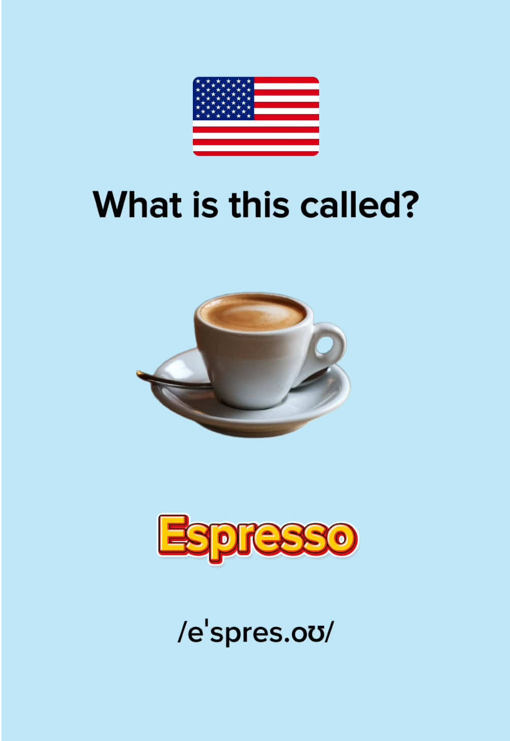 Types of Coffee in English ☕️ #LearnEnglish #EnglishPractice #EnglishVocabulary #EnglishTok #EduTok 