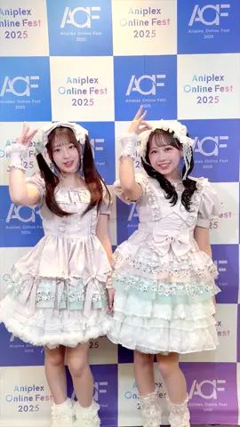 本日Aniplex Online Fest出演🍑🪡 #着せ恋アニメ の世界観をバックに「Kawaii Kaiwai」をパフォーマンスしました🎀 @【公式】アニプレックス  @『その着せ替え人形は恋をする』アニメ公式  #KawaiiKaiwai #PiKi #松本かれん #桜庭遥花 