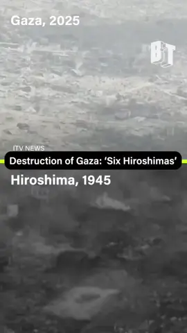Today marks 80 years since the U.S. dropped an atomic bomb on Hiroshima, killing n 78,000 people in an instant. The U.S. has never apologized and continues to support Israel'e pombardment of Gaza, which has dropped the equivalent of 