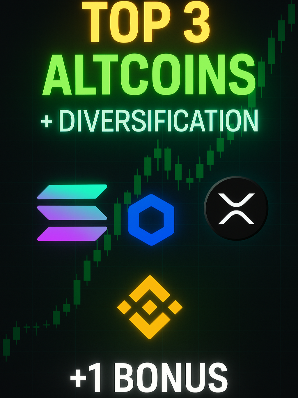 💎 Top 3 des altcoins pour diversifier ton portefeuille en plus de Bitcoin et Ethereum… et un bonus incontournable que beaucoup sous-estiment 👀 ➡️ Solana, Chainlink, XRP… et BNB en surprise. 💬 Tu connaissais déjà ces cryptos ? Tu mises dessus ? 👍 Like & abonne-toi pour plus de contenu crypto et finance 🔥 #crypto #bitcoin #ethereum #solana #chainlink #xrp #bnb #investissement #blockchain #defi