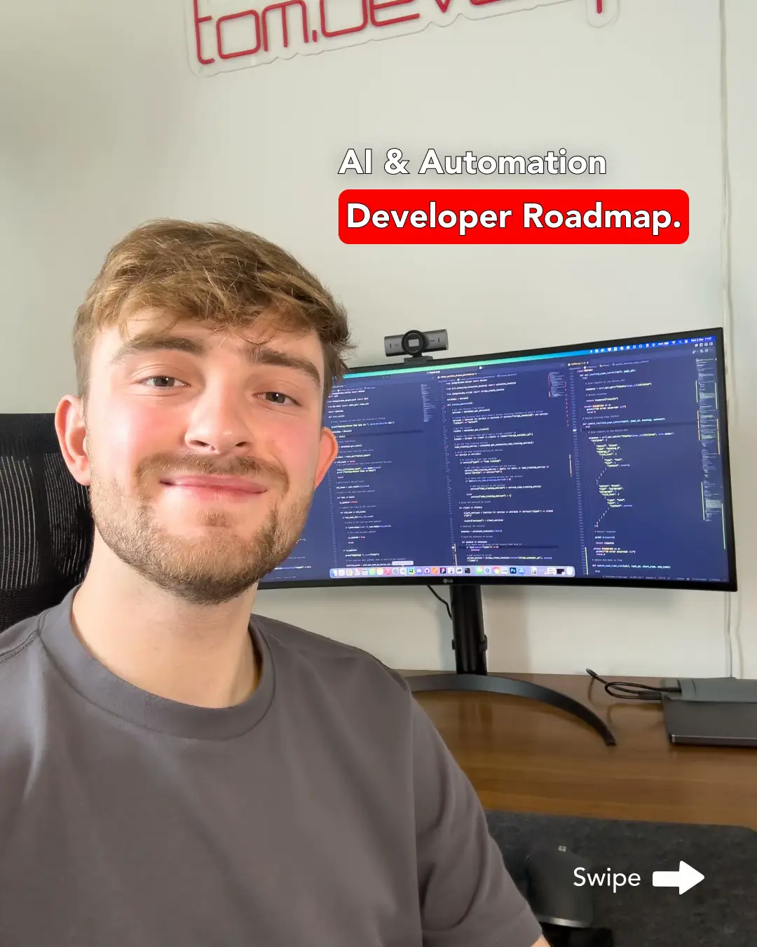 Here’s how I’d learn to build AI Agents and Automations if I was starting from scratch! (Python Edition) 🐍 Covering the following:  ✅ Python syntax ✅ Automations with APIs ✅ ChatGPT, LangChain & AI Agents ✅ Real-world projects & deployment Learning to code is still one of the most important skills in tech. In my opinion, no-code tools can only take you so far. That doesn’t mean they’re not useful though. 💻 Follow for more tech and AI insights! 🚀