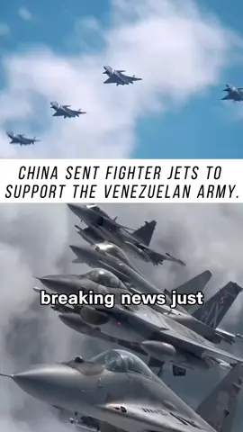 China sent fighter jets to support the Venezuelan army #usa #news #tiktok #military #venezuela🇻🇪 