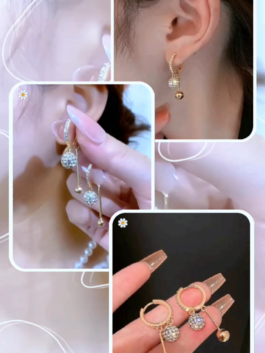 Rekomendasi Anting Bolo Silver Juntai#anting #antingtitanium #antingwanita #antingjuntai #beliditiktokshop 