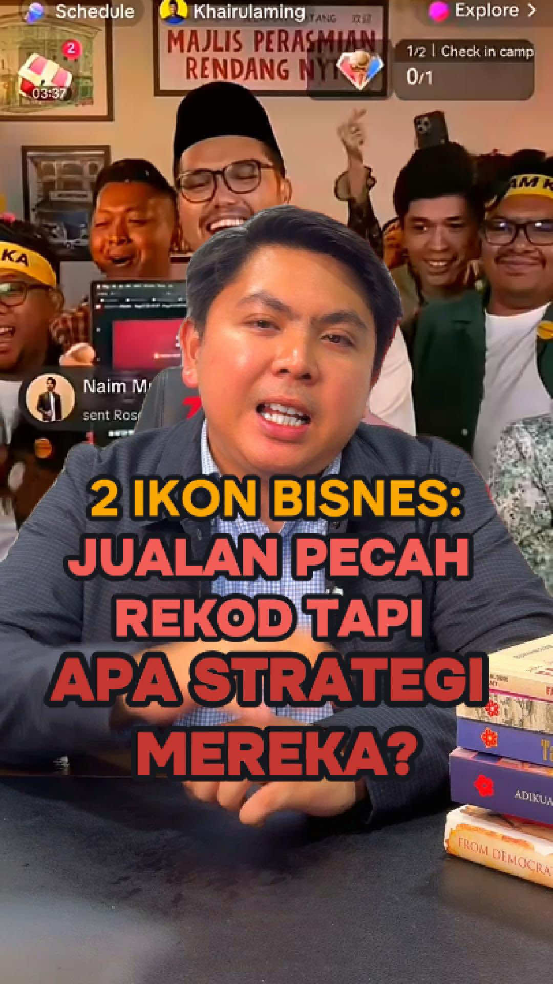 Baru je Dato’ Aliff Syukri pecah rekod, Khairul Aming pecahkan lagi.  Siapa Raja Jualan Malaya sebenar? #KhairulAming #AliffSyukri #PersonalBranding #Business #Rekod @Khairulaming  @Aliff Syukri Kamarzaman 