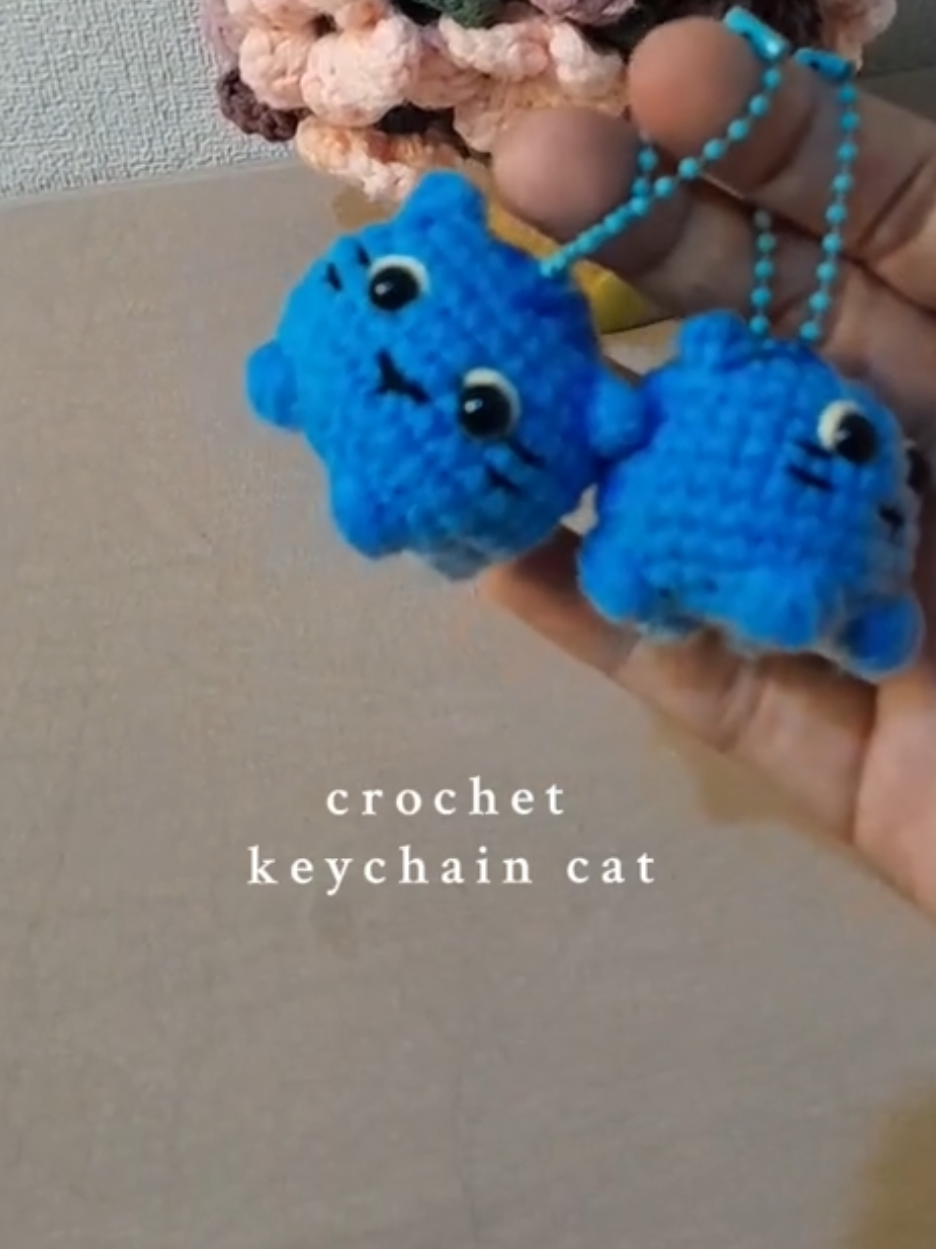 🐱✨ #keychain #amigurumi #handmade   #pattern #crochet 