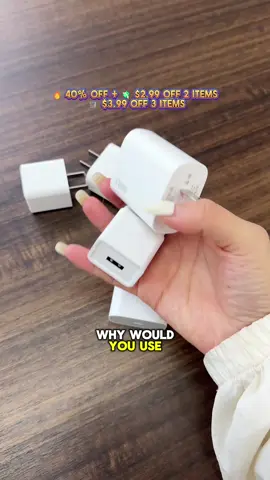These are a must have with all the charging cords that come with no wall blocks! #chargingblock #fastcharging #wallblock #GetReadyforfashionWeek #chenyunn 
