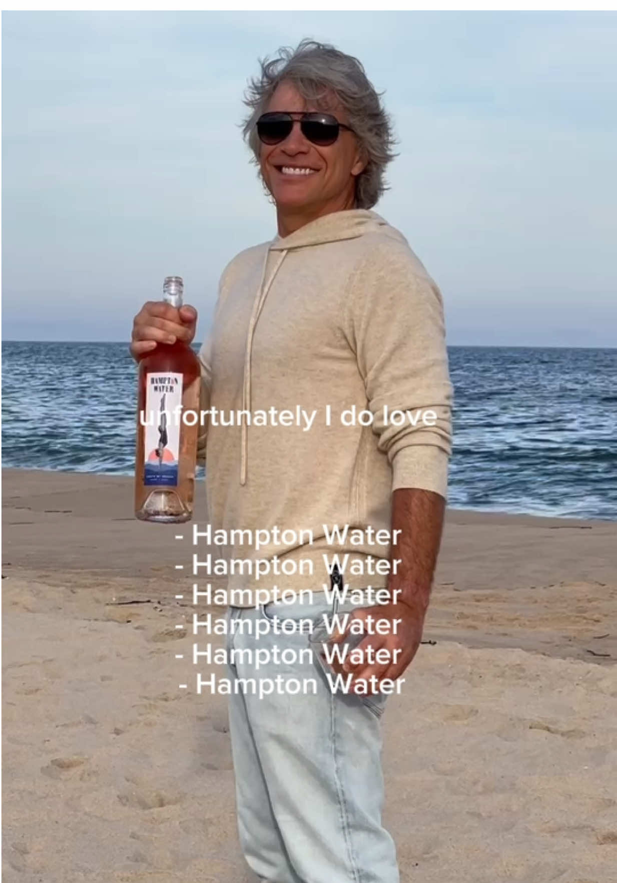What's not to love? #hamptonwater #jonbonjovi