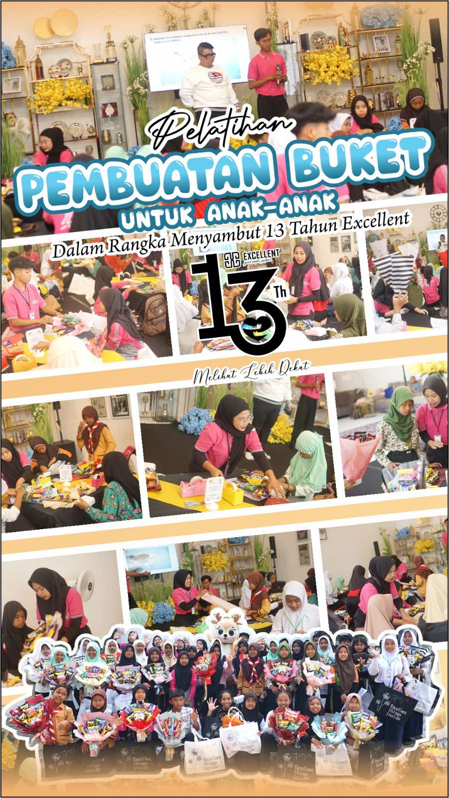Kalau nanti lapangan pekerjaan bener bener sulit ... minimal apa yang kami bisa ini bisa untuk alternatif bagi adik2 mencari nafkah ... sepele memang ... namun kalo ga dimulai dari sekarang kapan lagi ... masih dalam gelaran 13 tahun Excellent 