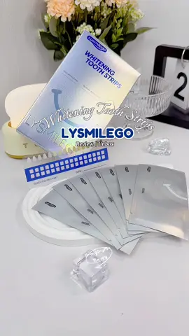 Miếng dán T.R.Ắ.NG răng Lysmilego #trangrang #lysmilego #chamsocrangmieng #unboxing #xuhuong 