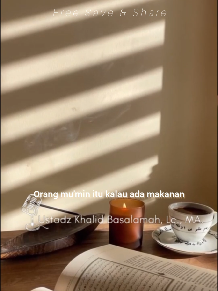 Bersyukur selalu denga yang halal... #ustadzkhalidbasalamah #reminderislamic #kajianislam #bersyukur #fyp 