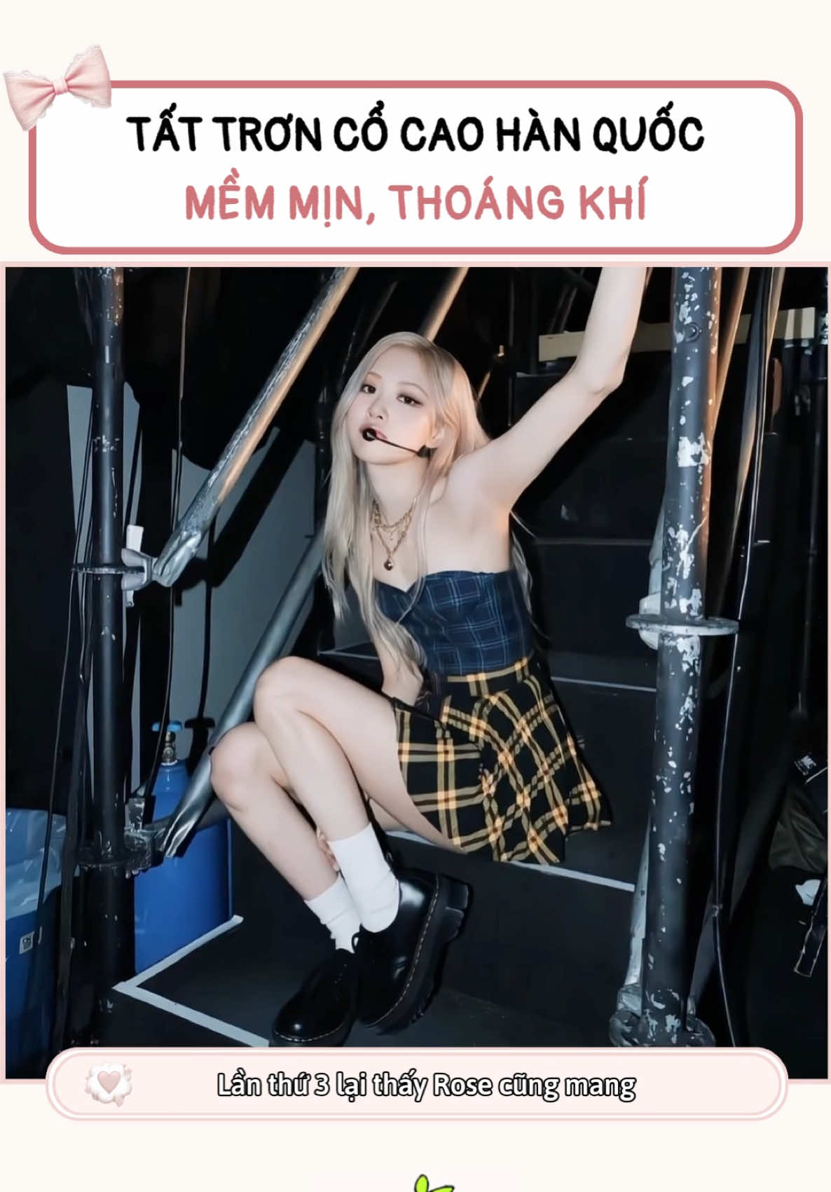 Tất trơn cổ cao Hàn Quốc mềm mại thoáng khí #tattron #tattrangcaoco #tattronhanquoc #tatnu #tatnamnu 