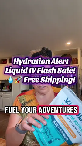Stay energized and hydrated with Liquid IV! Our flash sale offers unbeatable deals on this game-changing hydration mix. With free shipping, it's the perfect time to boost your hydration routine and feel your best every day. Don't miss out!#HydrateFast #LiquidIVDeal #SipAndSave #UltimateHydration #BoostWithBenefits