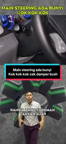 Masa pusuna steering Ada bunyi kok kok kok check ini damper bush #kereta #carrepair #carservice #carmaintenance #bbossautotrading 