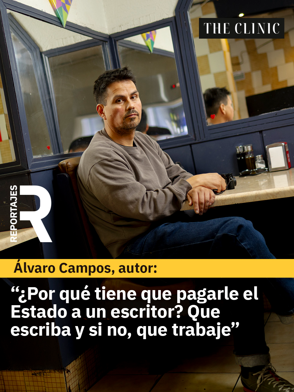 En conversación con The Clinic, el escritor Álvaro Campos reflexiona sobre sobre el país en este primer cuarto de siglo del nuevo milenio. Lee la entrevista en theclinic.cl #Chile #literatura