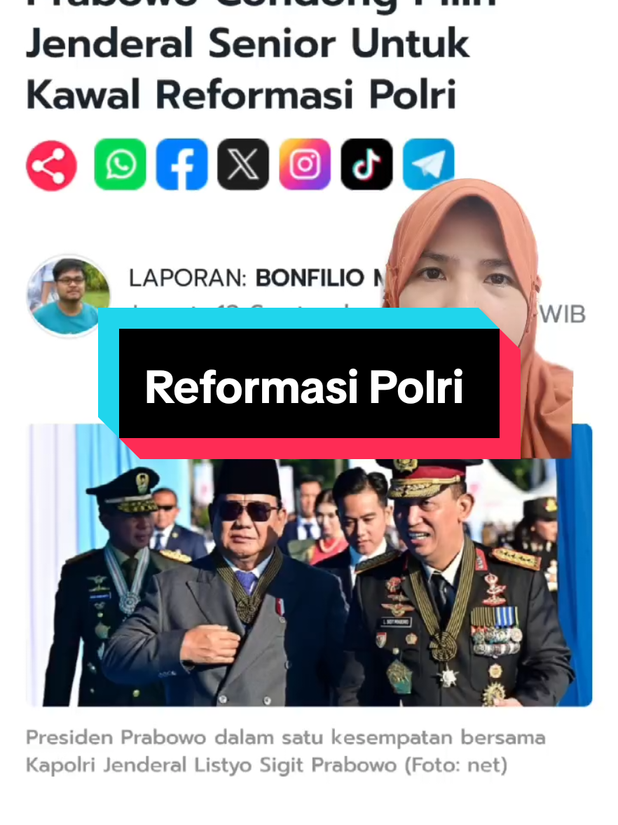 Terima kasih bapak Presiden 🙏🏻 #reformasipolri #sigitlistyo akhirnya bakal diganti. #prabowosubianto