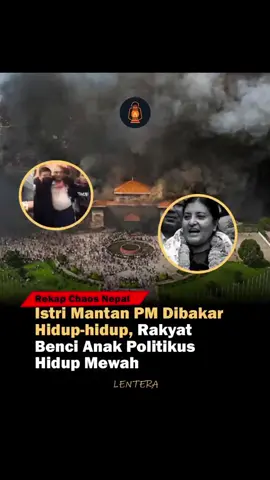 - Mantan PM Sher Bahadur Deuba dan istrinya Arzu Rana Deuba diserang massa hingga terluka. - Istri mantan PM Jhala Nath Khanal, Rajyalaxmi Chitrakar, tewas terbakar saat rumahnya dibakar massa. - Rumah dan properti sejumlah tokoh politik, termasuk PM KP Sharma Oli dan Presiden Ram Chandra Poudel, ikut diserang. - Dipicu pemblokiran medsos. Aksi penolakan menewaskan 19 orang dan membuat situasi semakin chaos. Kabarnya menjadi 22 korban jiwa. - Larangan medsos dicabut, tapi chaos berlanjut karena kemarahan dan kekecewaan masyarakat. - Isu besar di balik protes: ketidakadilan sosial, maraknya 
