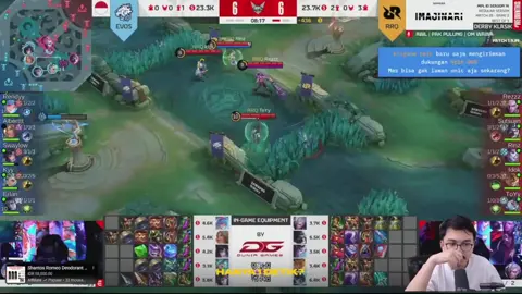 Reaksi Para Streamer Game ke 2 Derby Klasik ke-36 RRQ VS EVOS  mas ade : Heng Angkat heng🤣🤣 #MLBBNEXT2025 #SeasonsEndGiveaway  #set1awanade #fyp #weownthis 