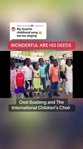 Replying to @Efya♾️💜 WONDERFUL ARE HIS DEEDS 